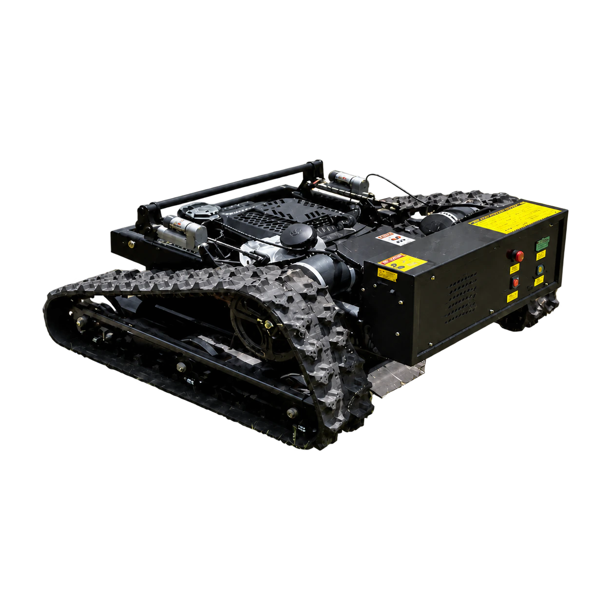 DY-550D Tracked Remote Mower shown in a working scene