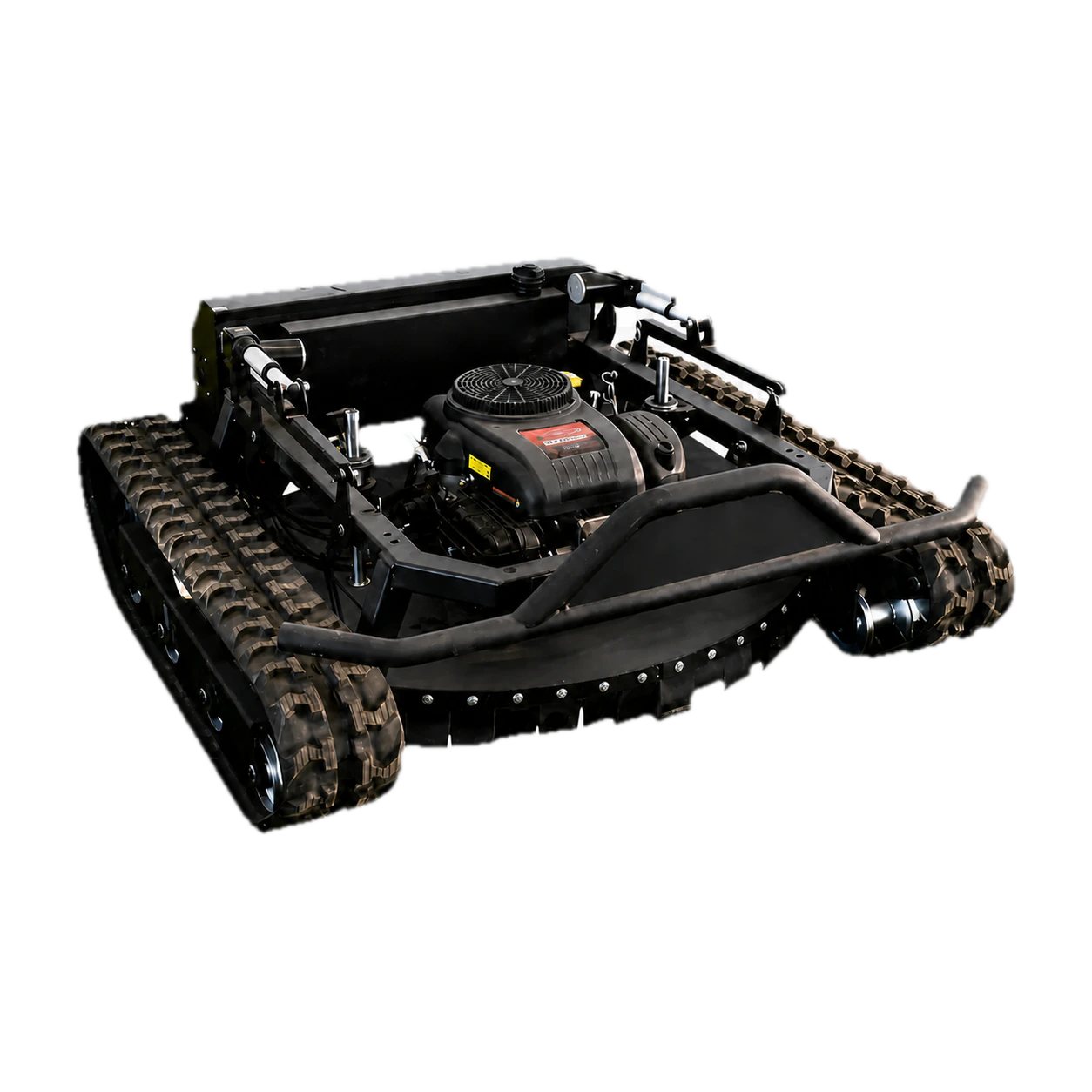 DY-900D Tracked Remote Mower shown in a working scene